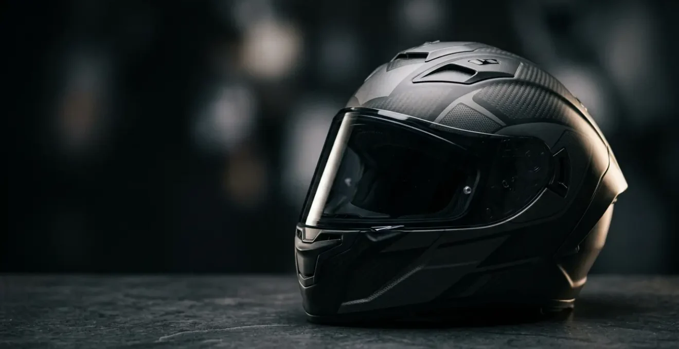 Casque intégral de moto avec protection optimale pour la sécurité du motard