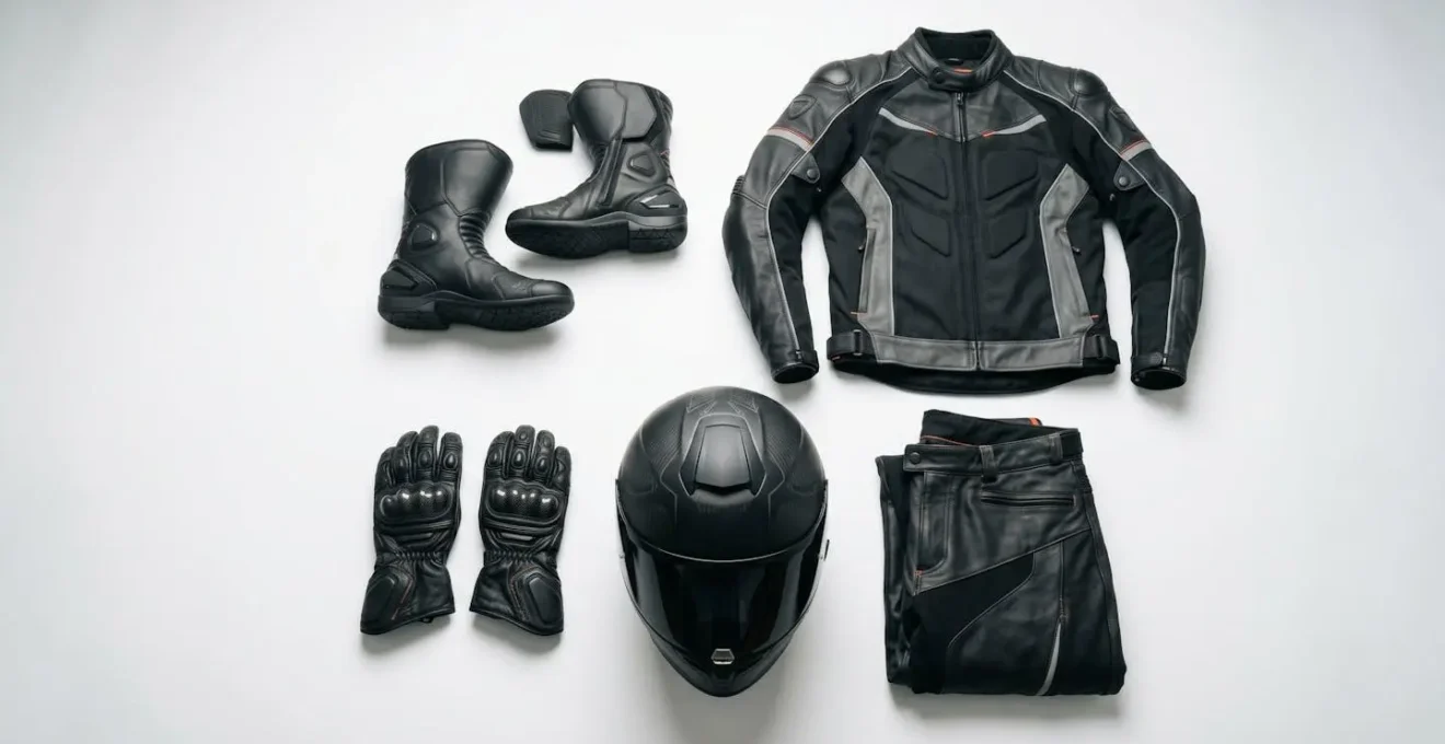 Équipement de protection moto moderne haute performance de niveau CE AAA